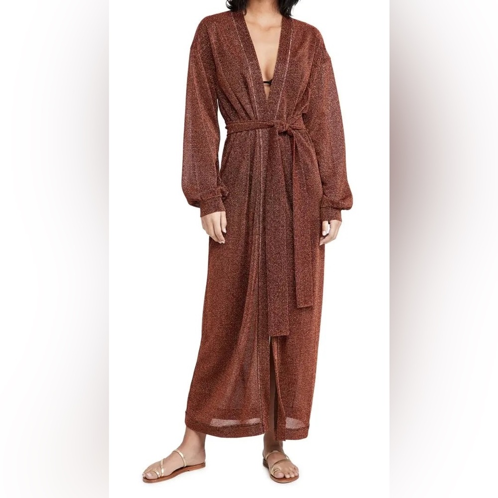 Oseree Shimmering Brown Women's Robe